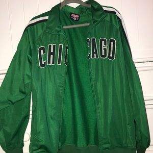 Green Chicago cubs jacket